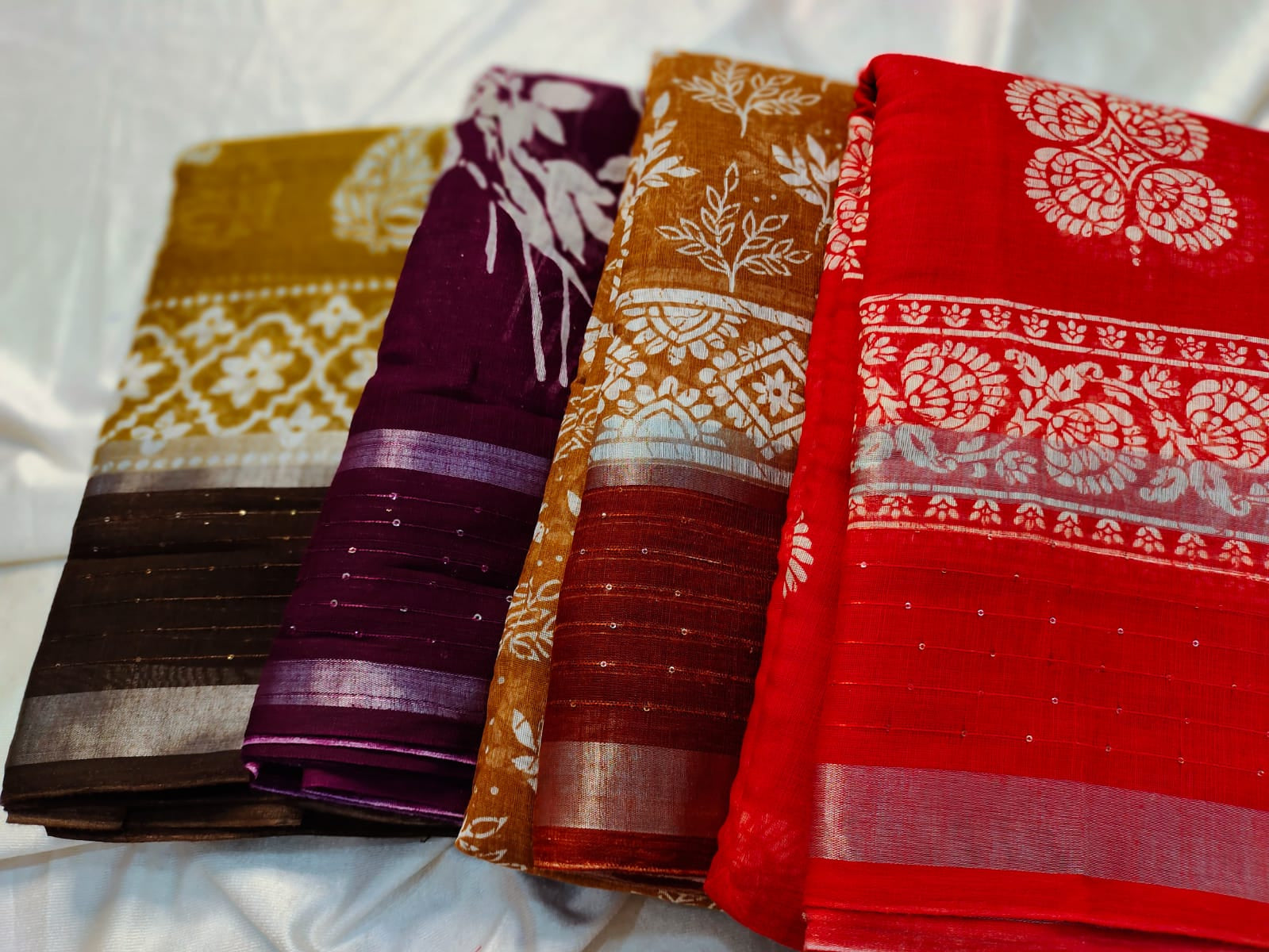 1+3 dola silk saree