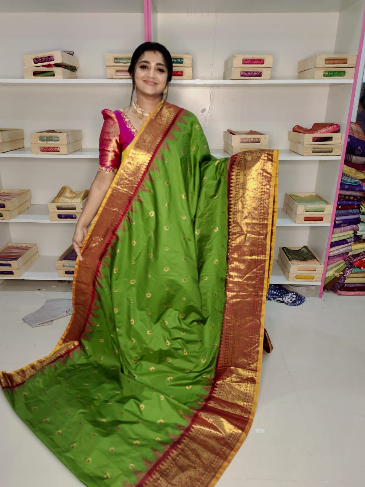 Ashadam sale gadwal silk saree