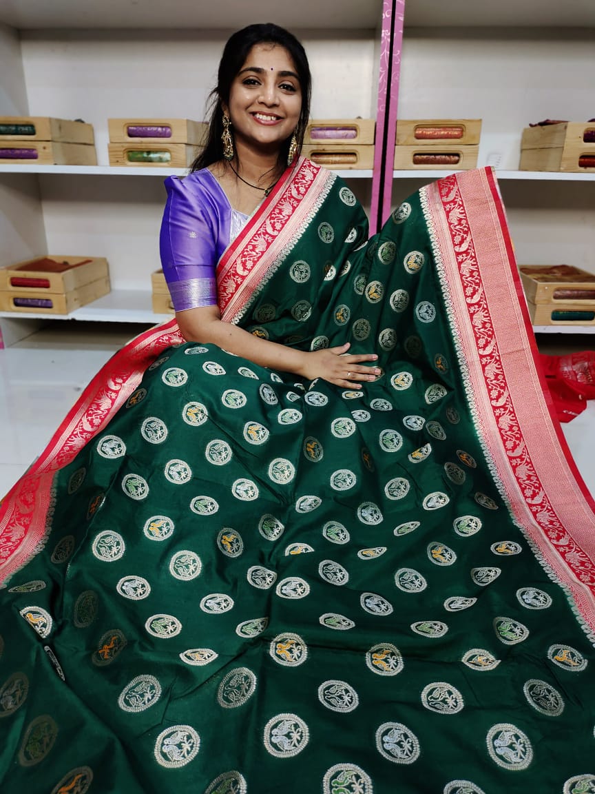 50% offer banarasi georgette saree