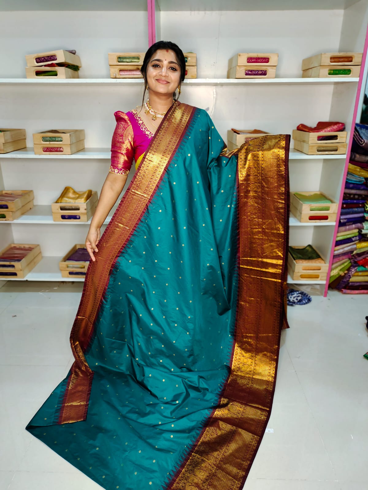 Ashadam sale gadwal silk saree
