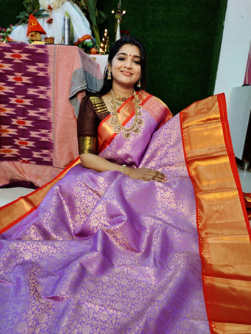 Lavender kanchi
