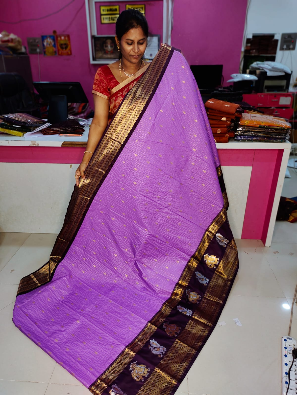 Vintage gadwal sarees