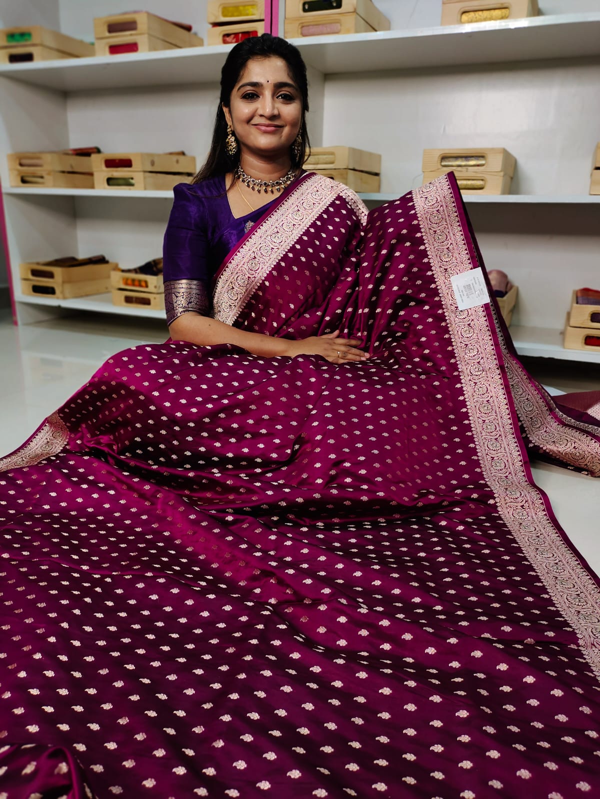 Katan banarasi silk