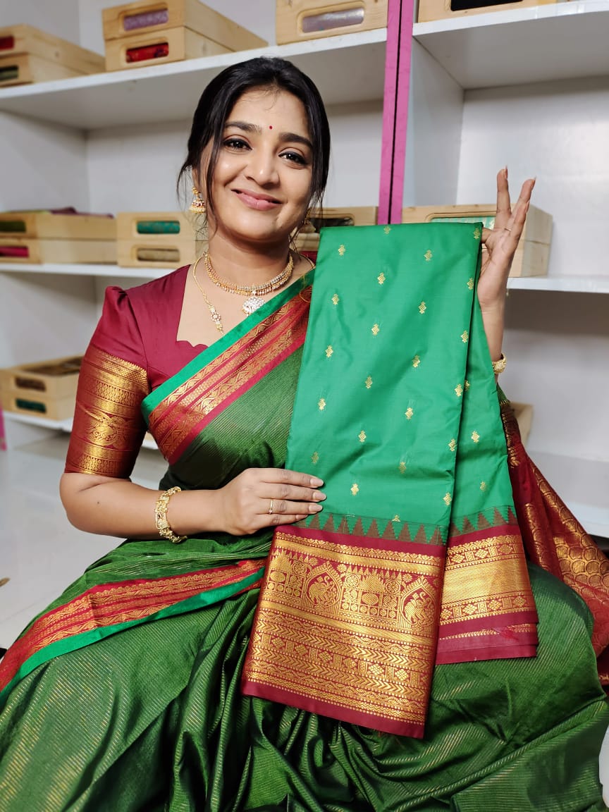 Gadwal silk saree