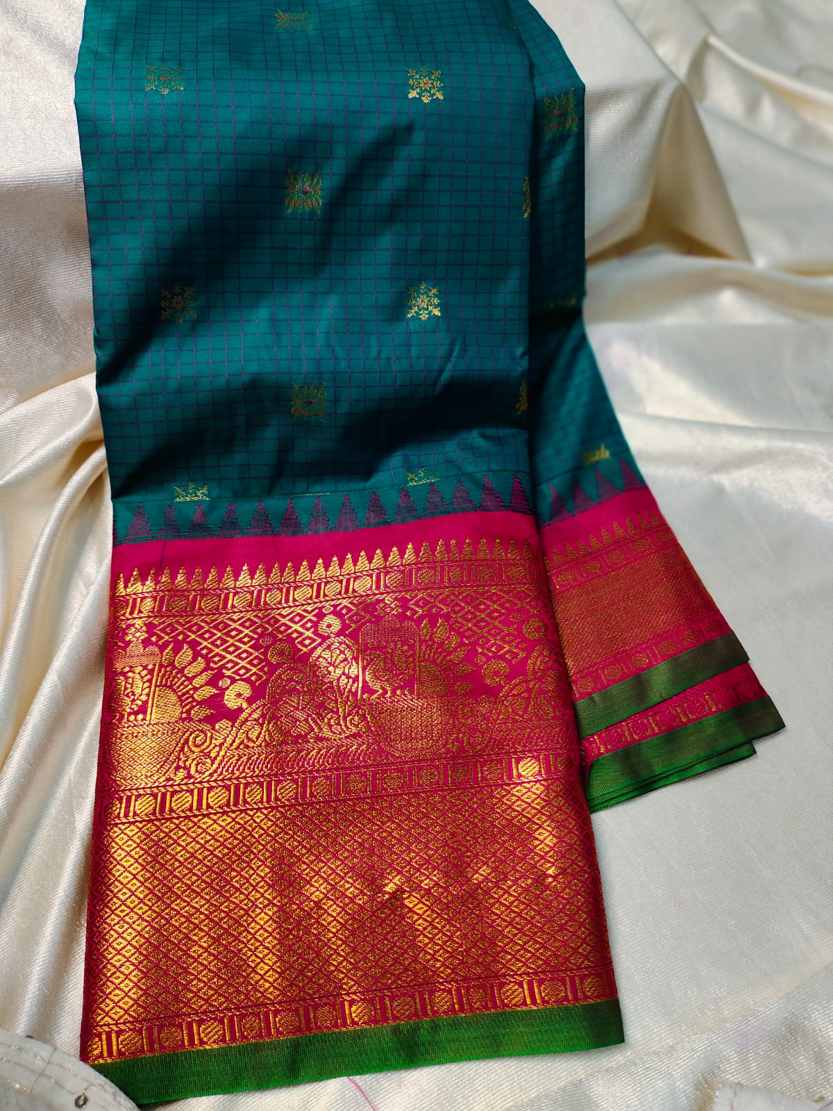 Vintage gadwal silks