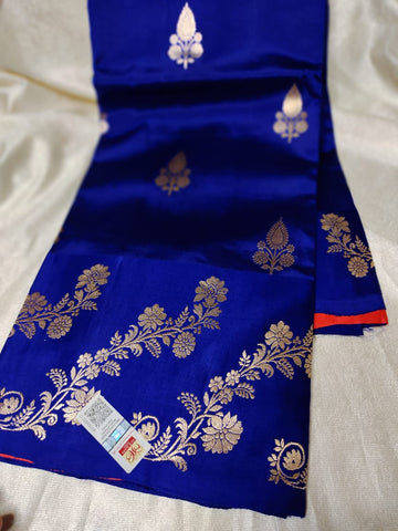 100% silk mark certified green Mango silk saree