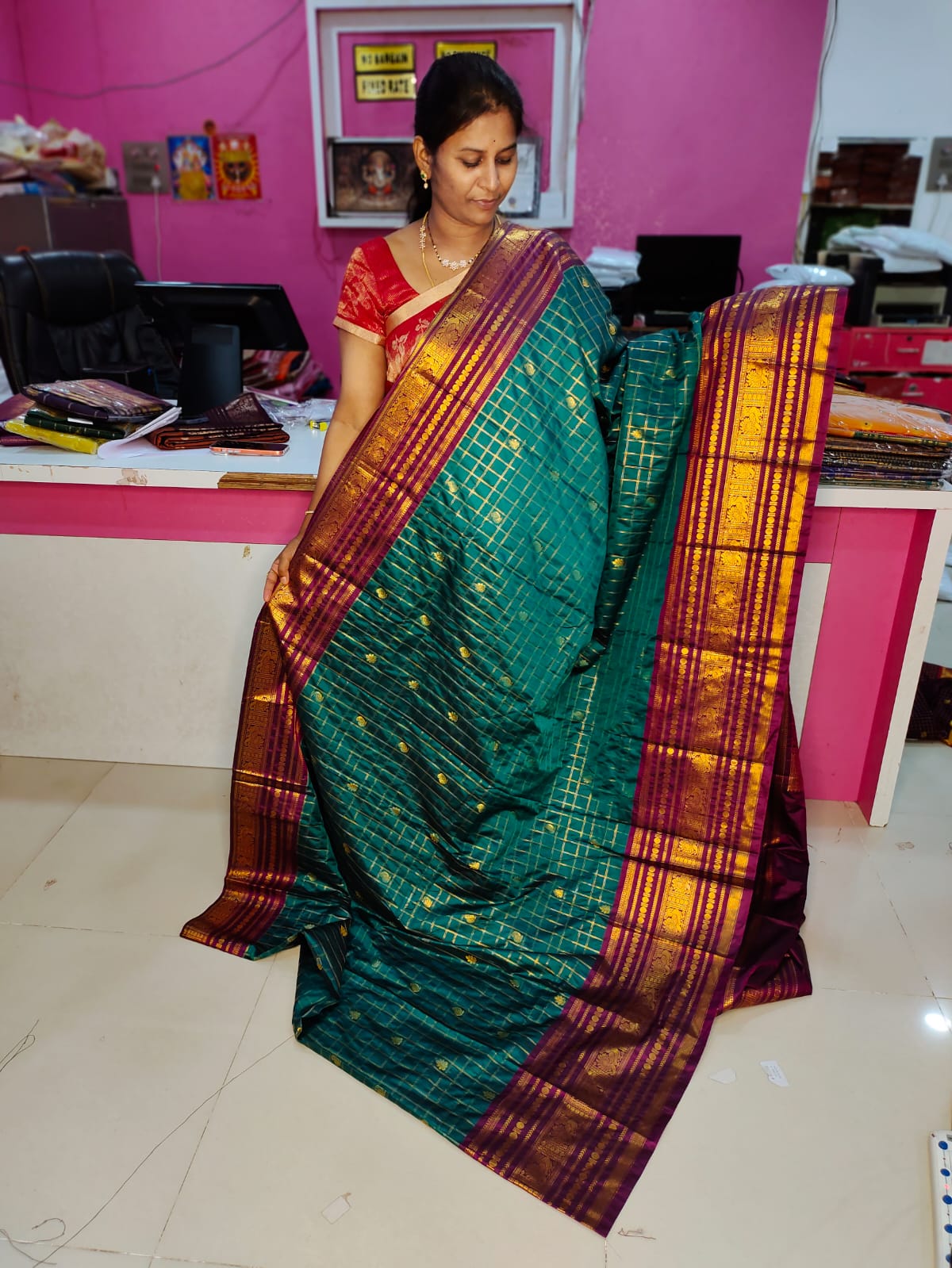 Vintage gadwal sarees