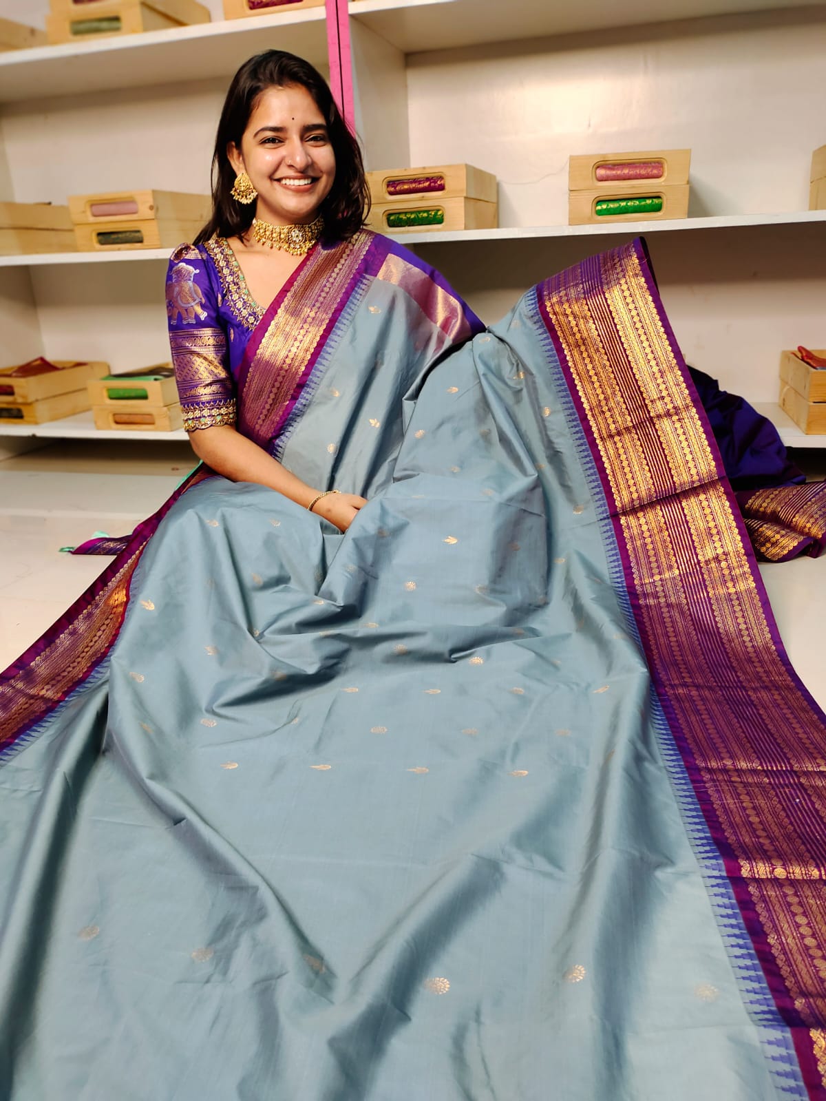 50% offer gadwal silk saree