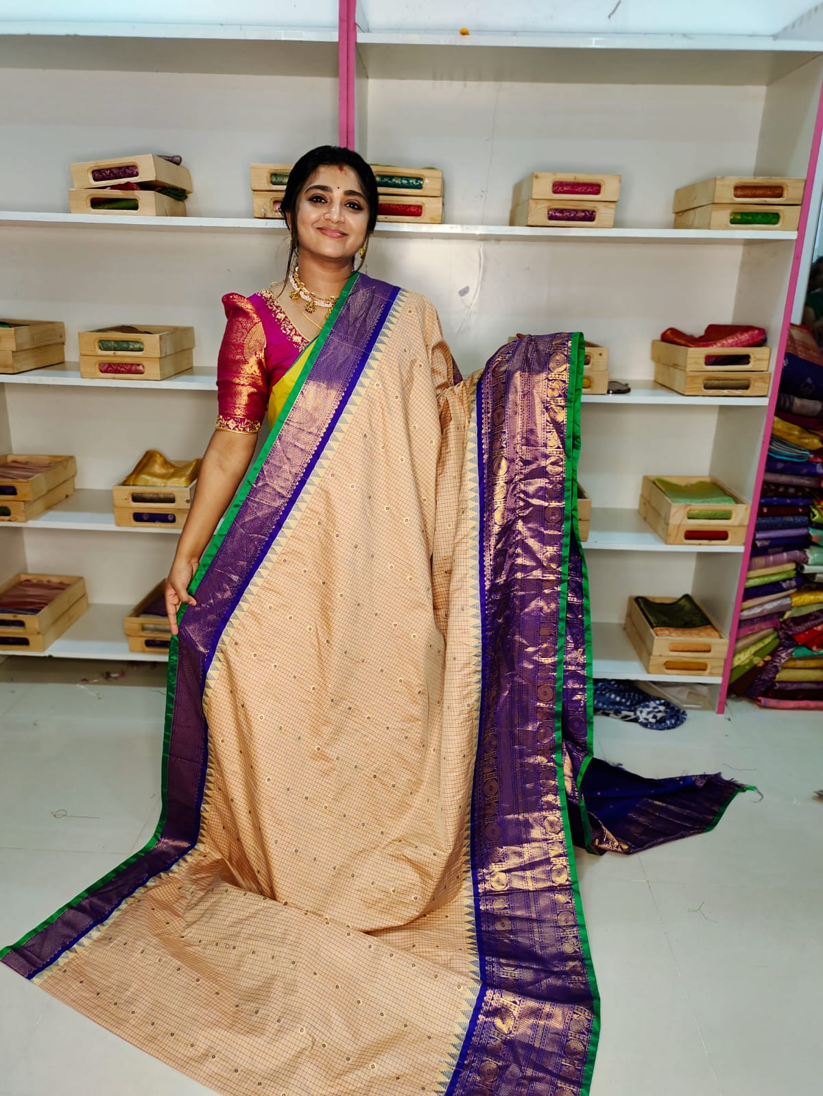 Ashadam sale gadwal silk saree