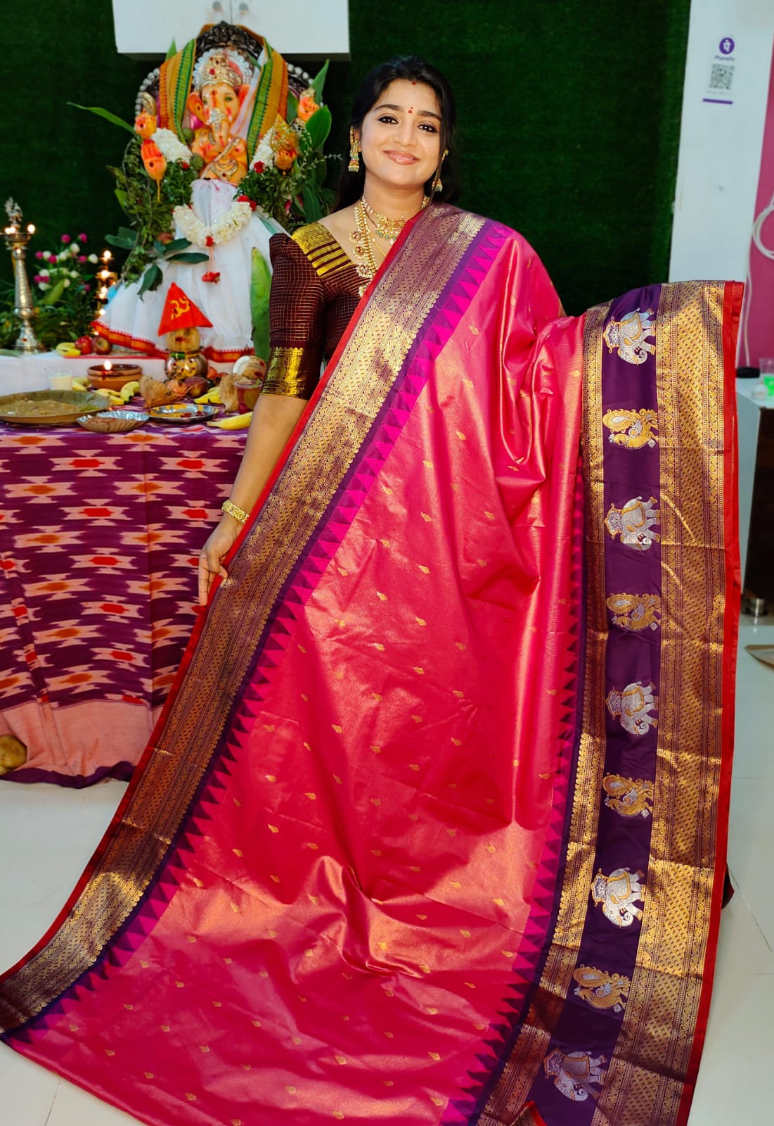 Vitange gadwal silk saree