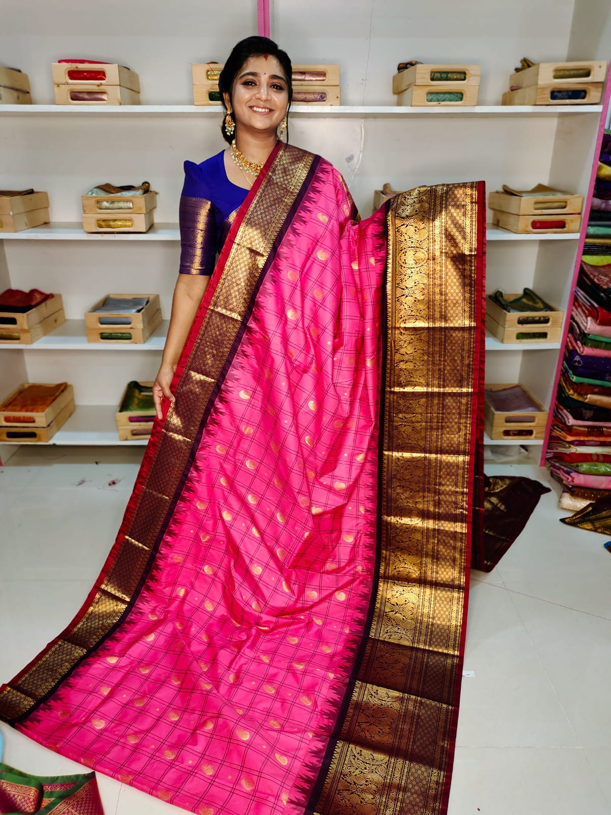 Primeme gadwal silk saree