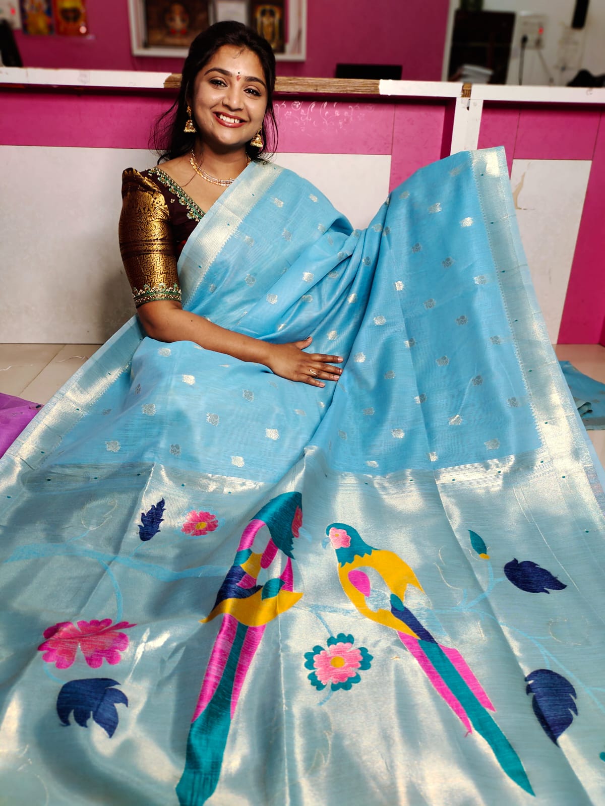 Jamdani cottone saree