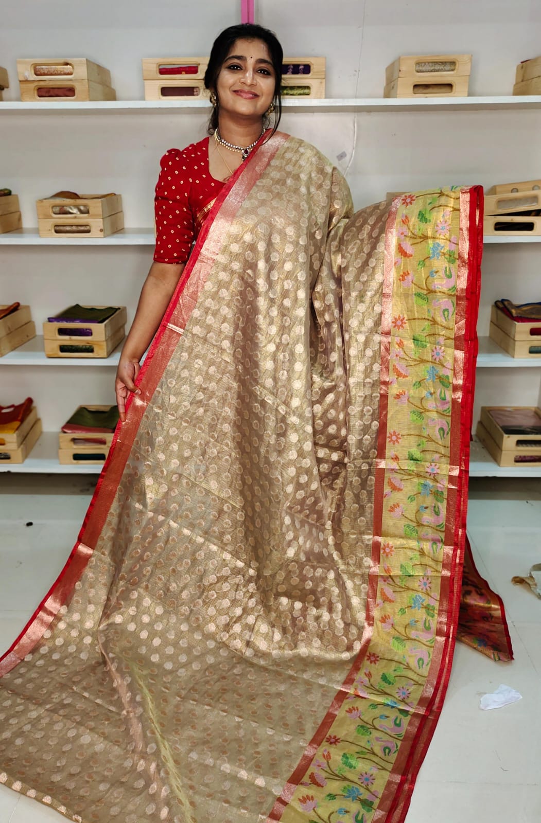 Ashadam clearnce sale fancy saree