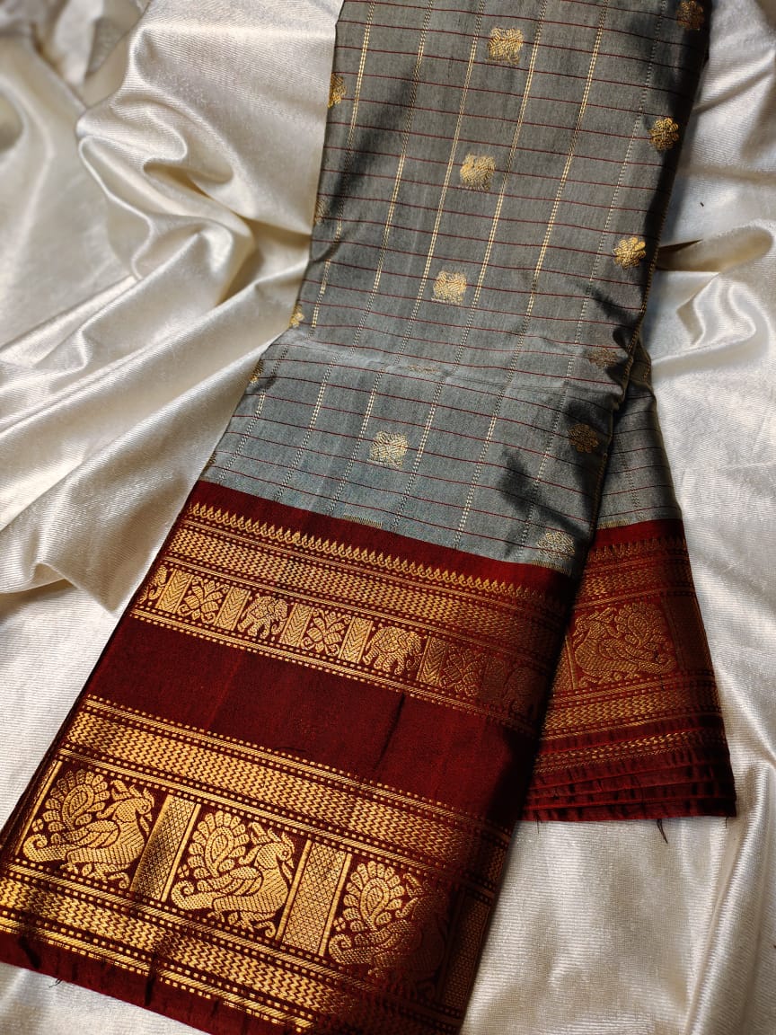 Vitange gadwal silk