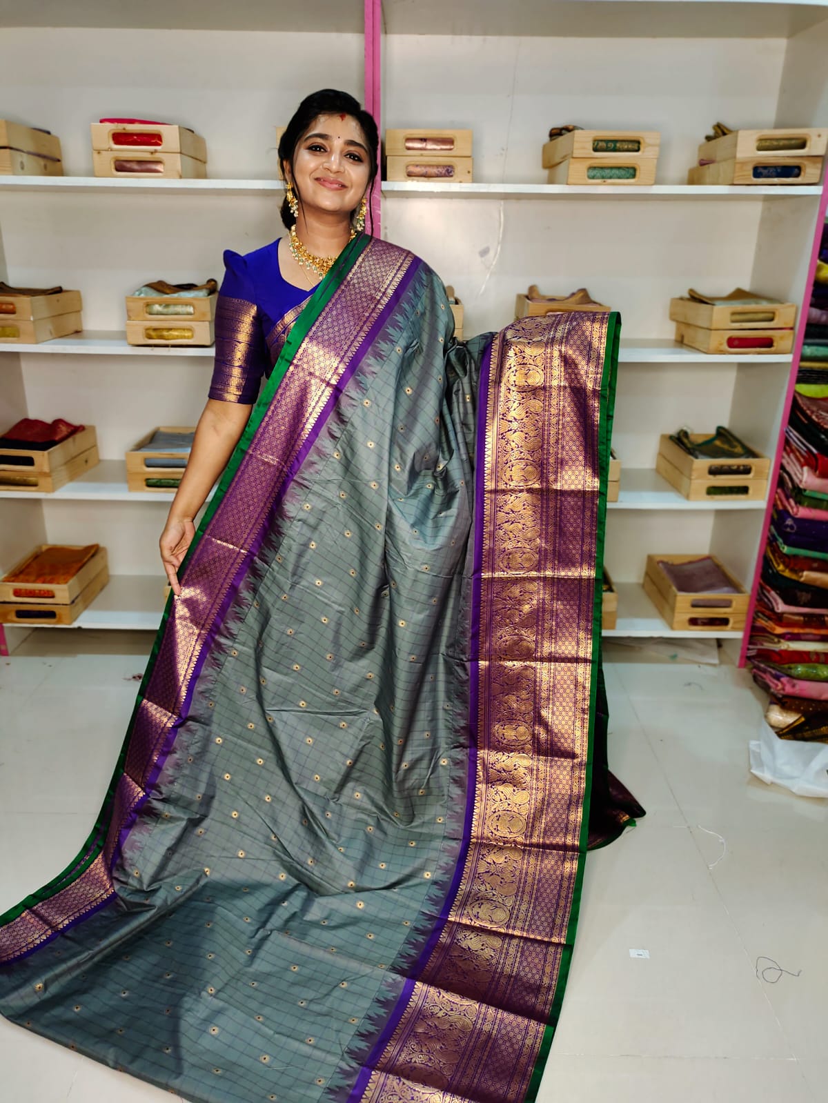 Primeme gadwal silk saree