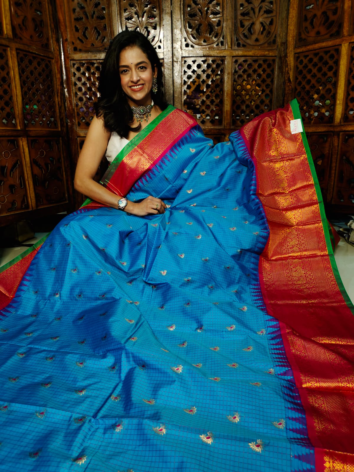 50% offer banarasi silk saree