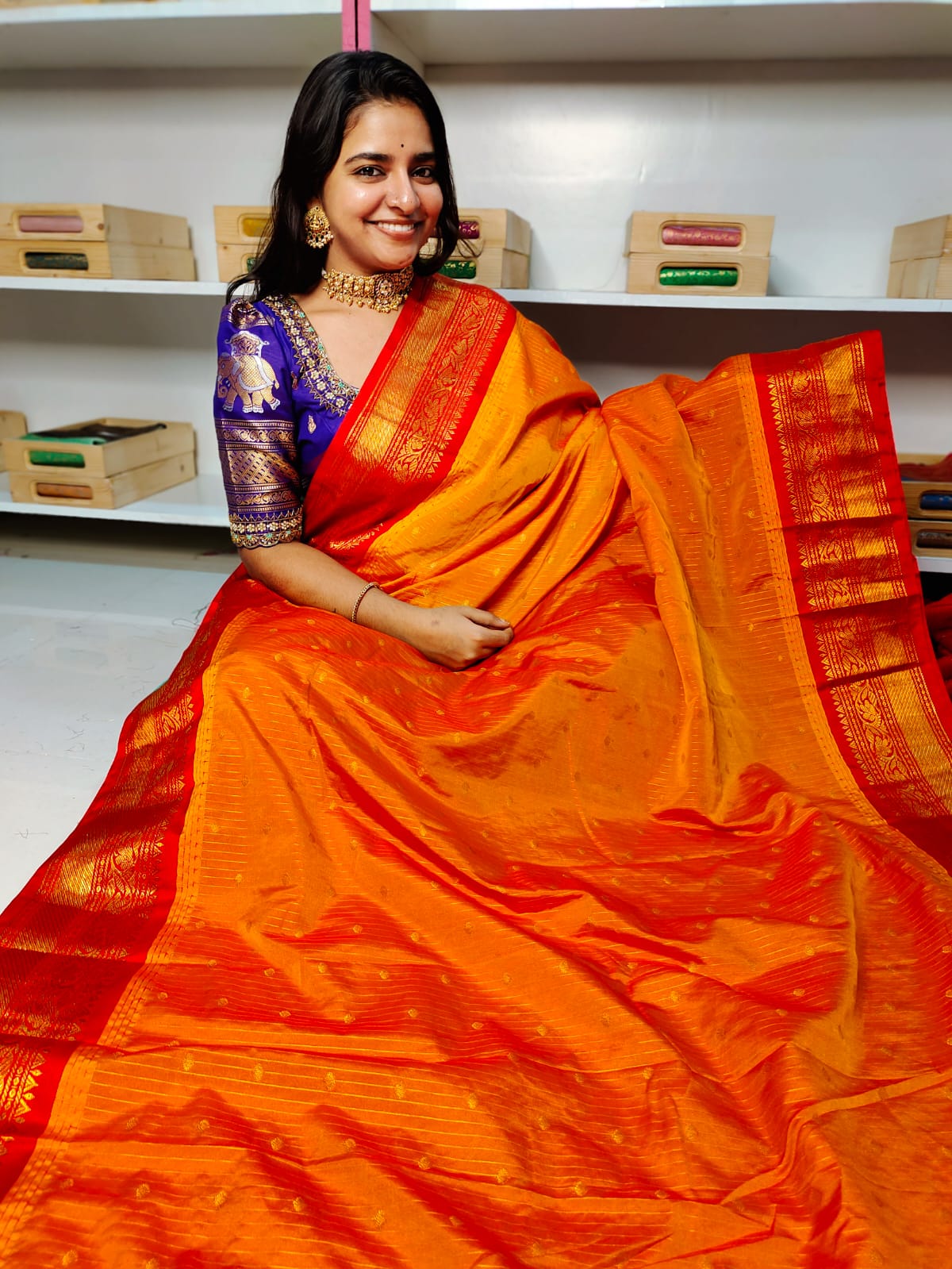 50% offer gadwal silk saree