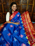 50% offer ikkat pattu sarees 
Silk mark certified