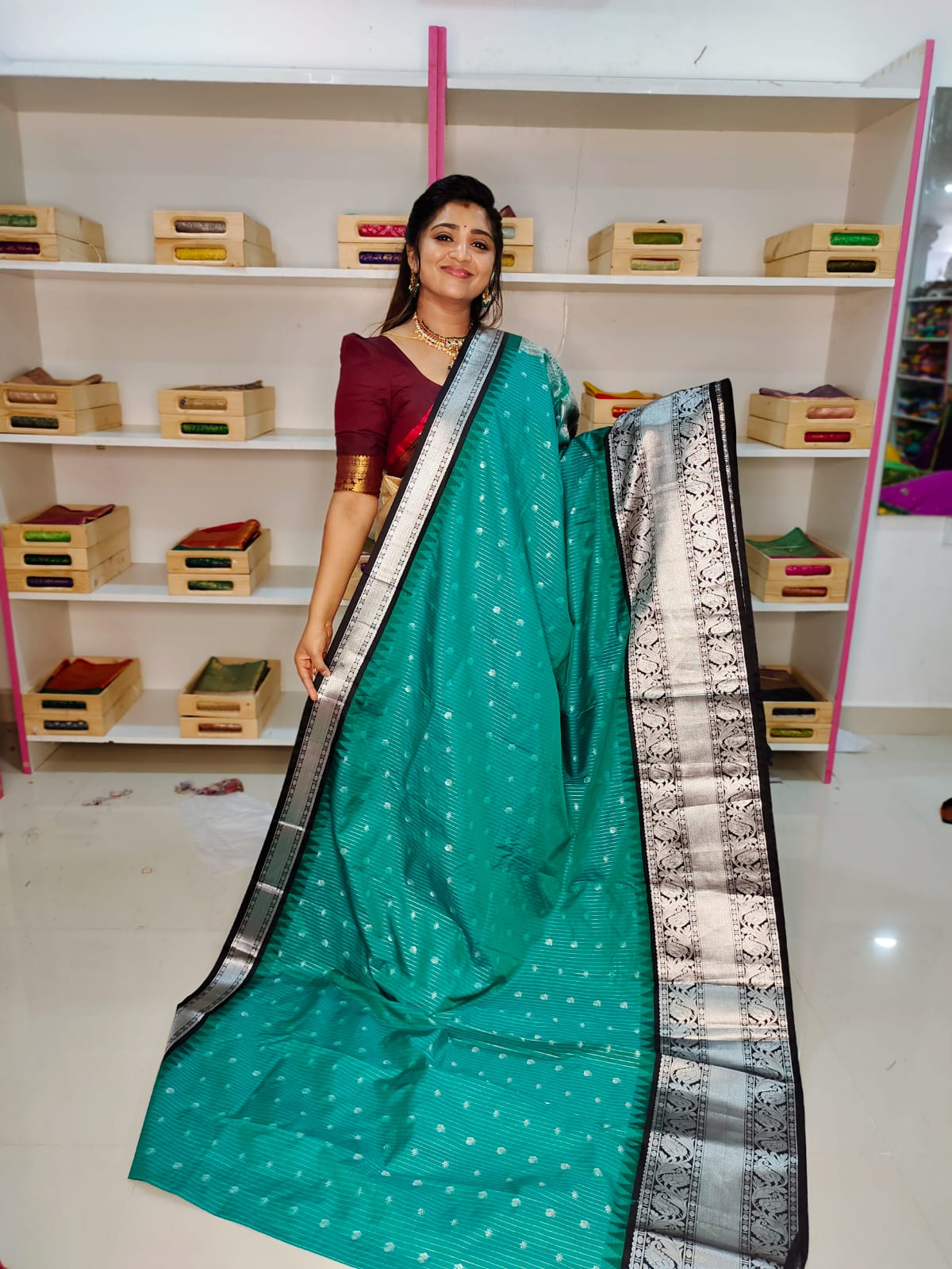50% offer gadwal silk sarees