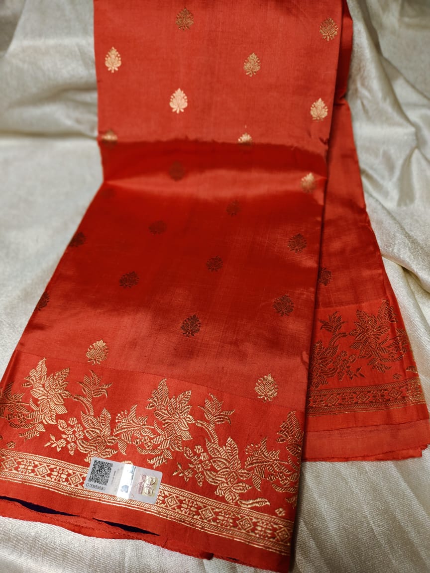 100% silk mark certified green Mango silk saree