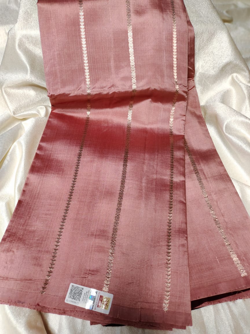 100% silk mark certified green Mango silk saree
