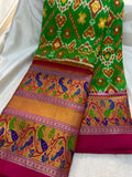 50% ikkat pattu saree