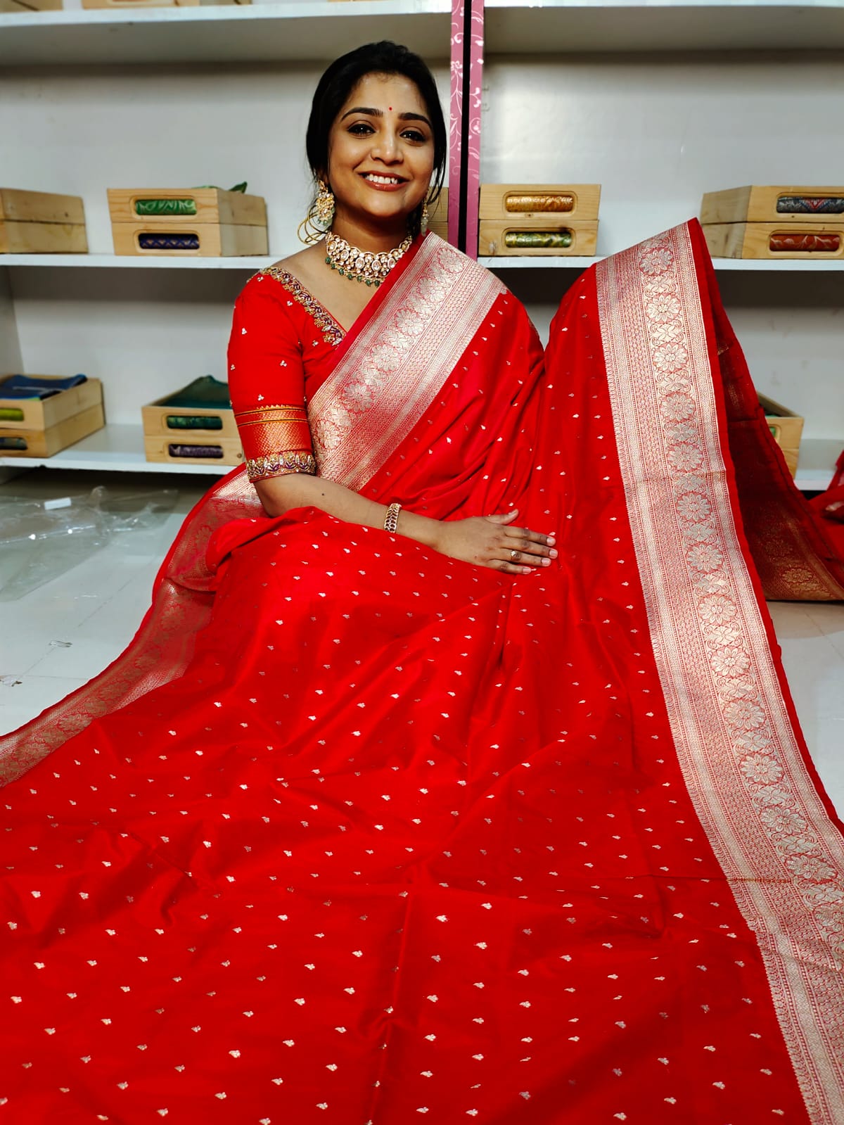 80% Katan banarasi sarees