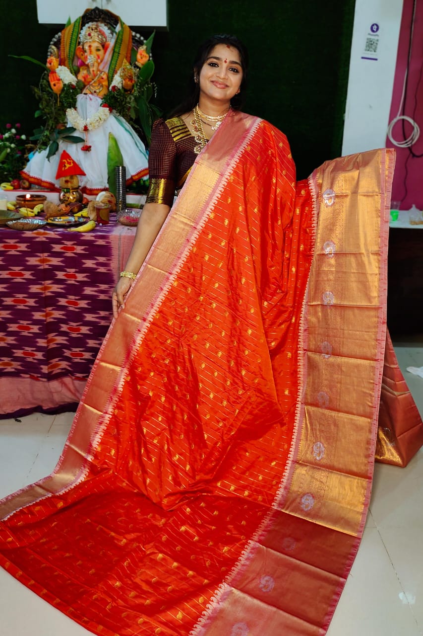 Vitange gadwal silk
