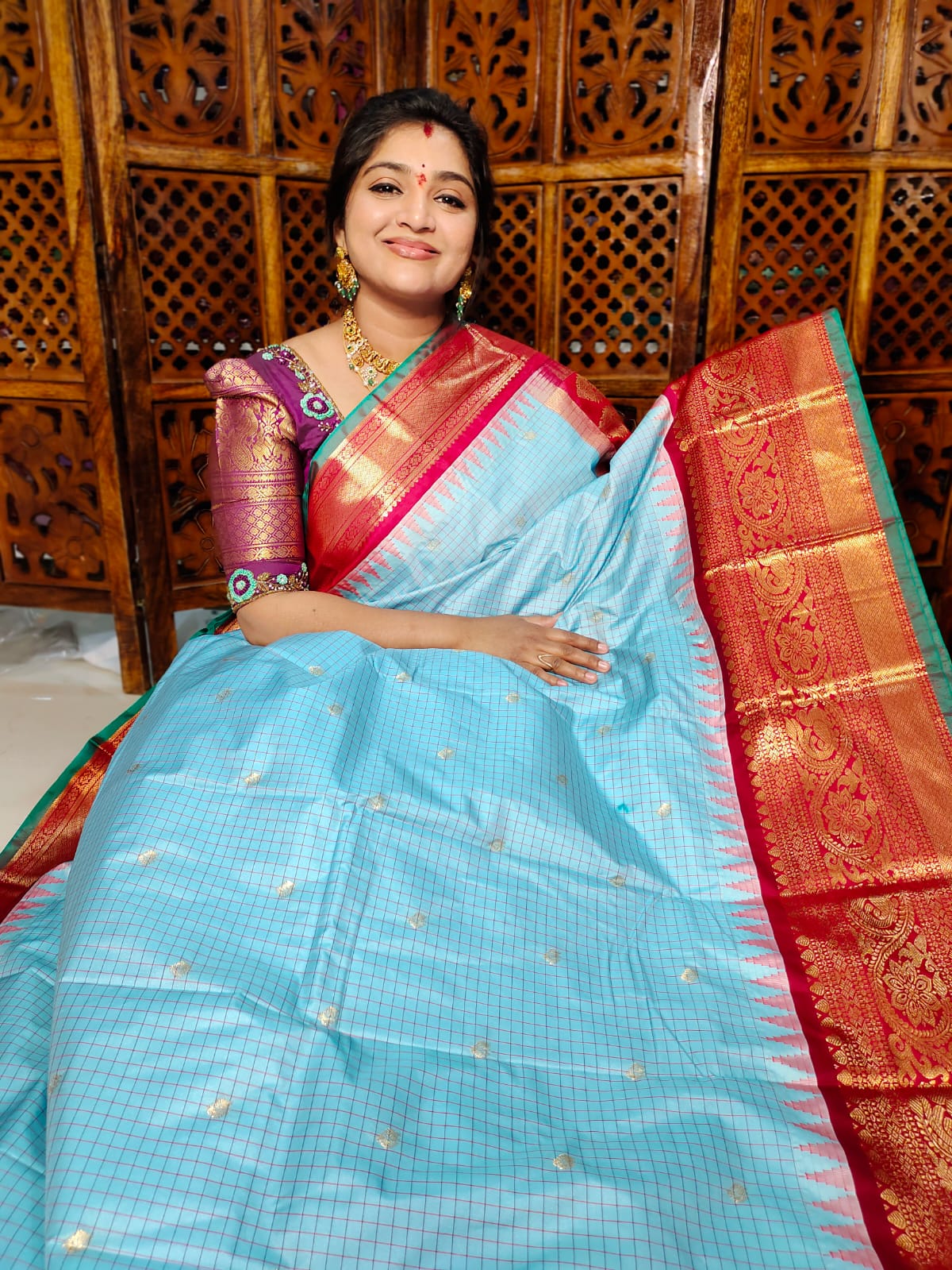 60% offer gadwal silk sarees