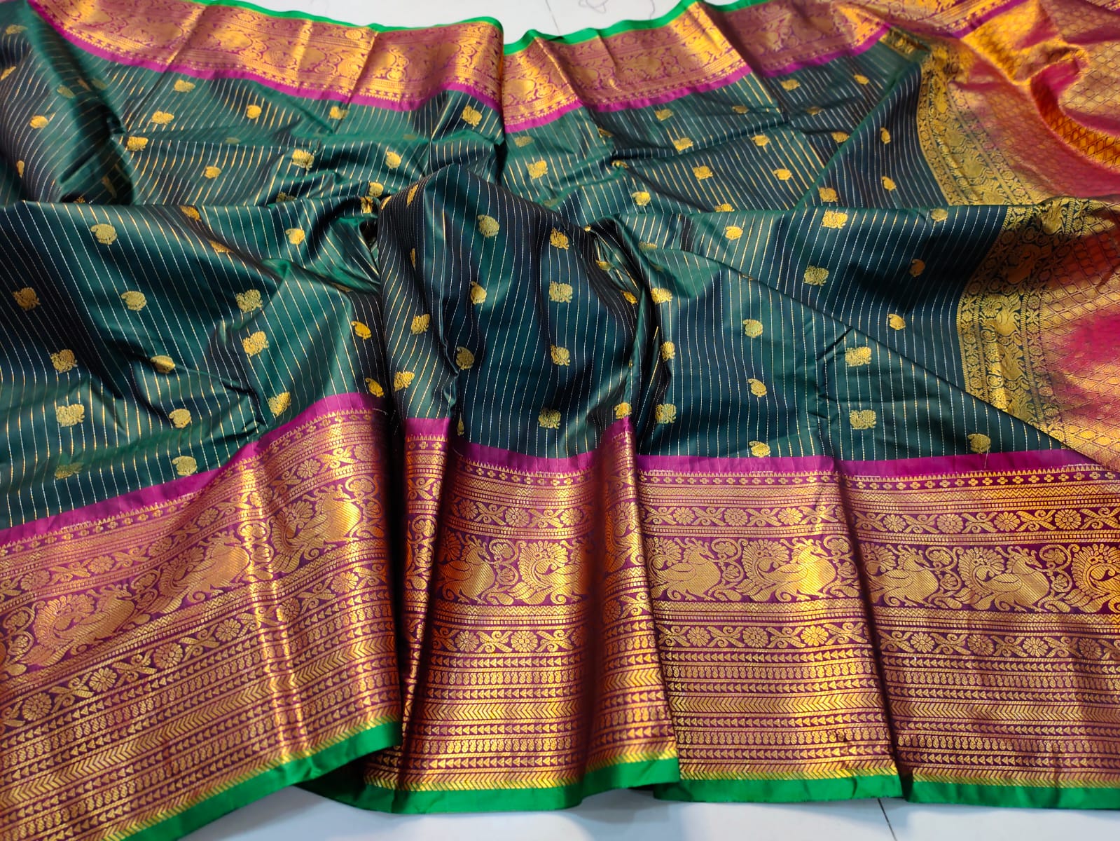Vintage gadwal sarees