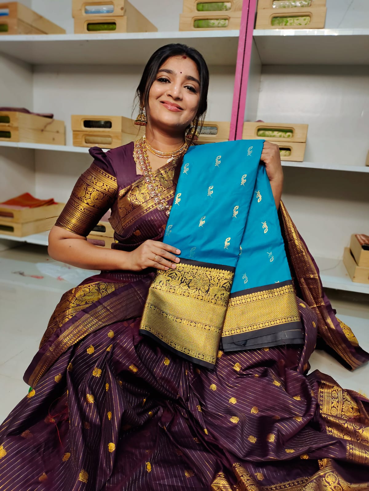 Vitange gadwal silk saree