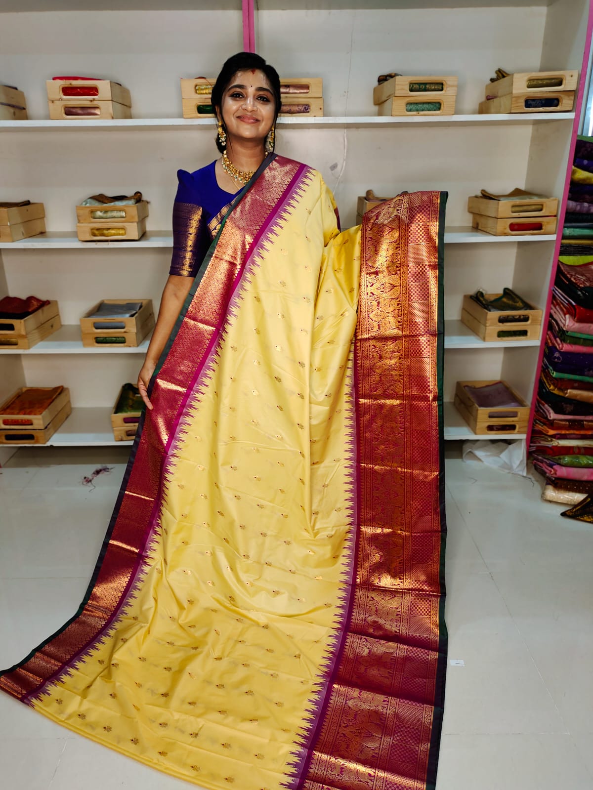 Primeme gadwal silk saree