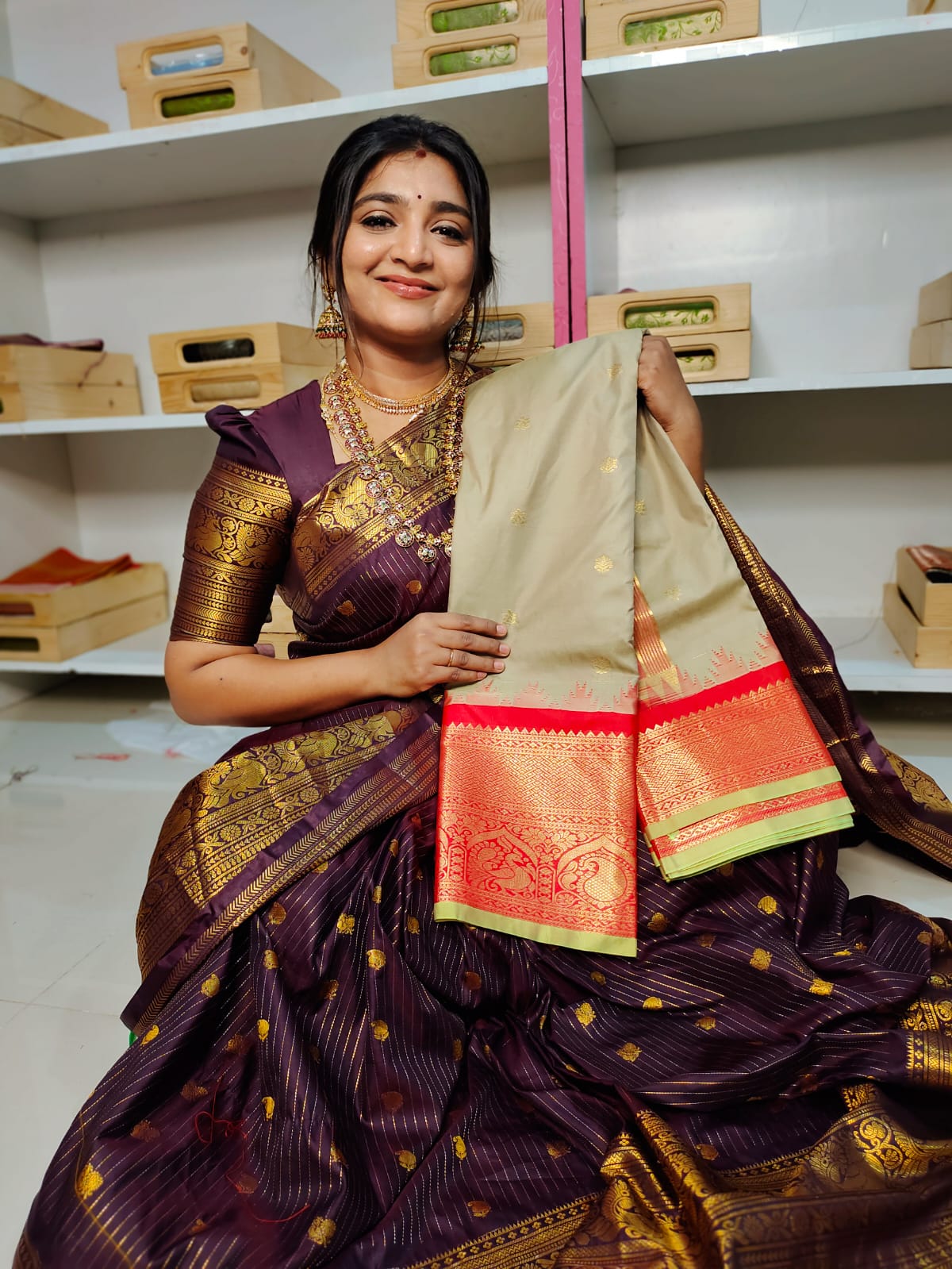 50% గద్వాల్ సిల్క్ చీర ఆఫర్