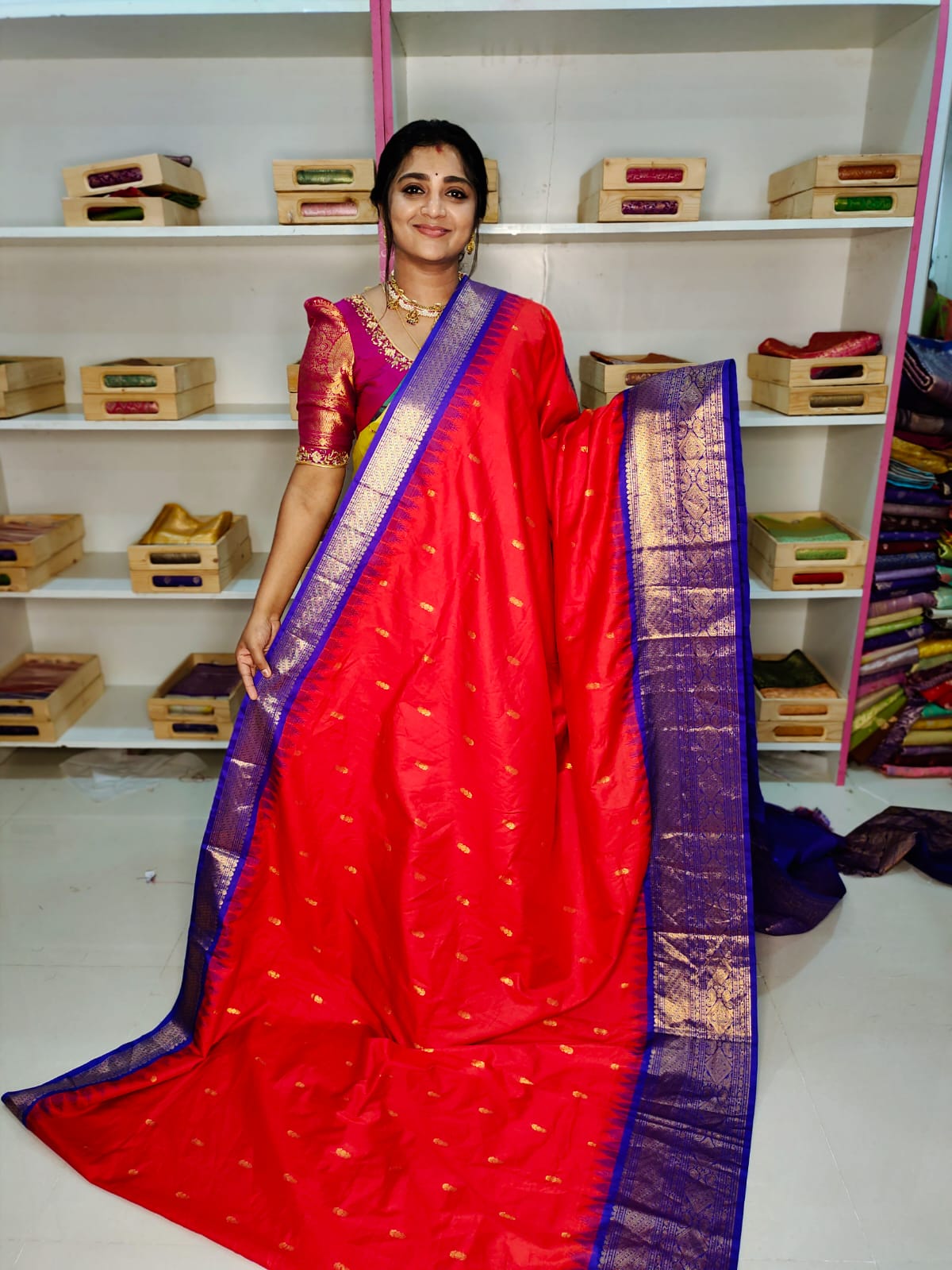 Ashadam sale gadwal silk saree
