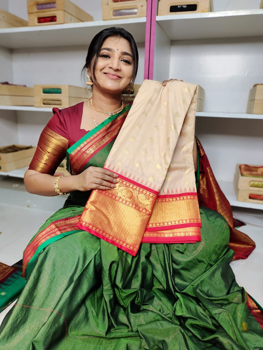 Gadwal silk saree
