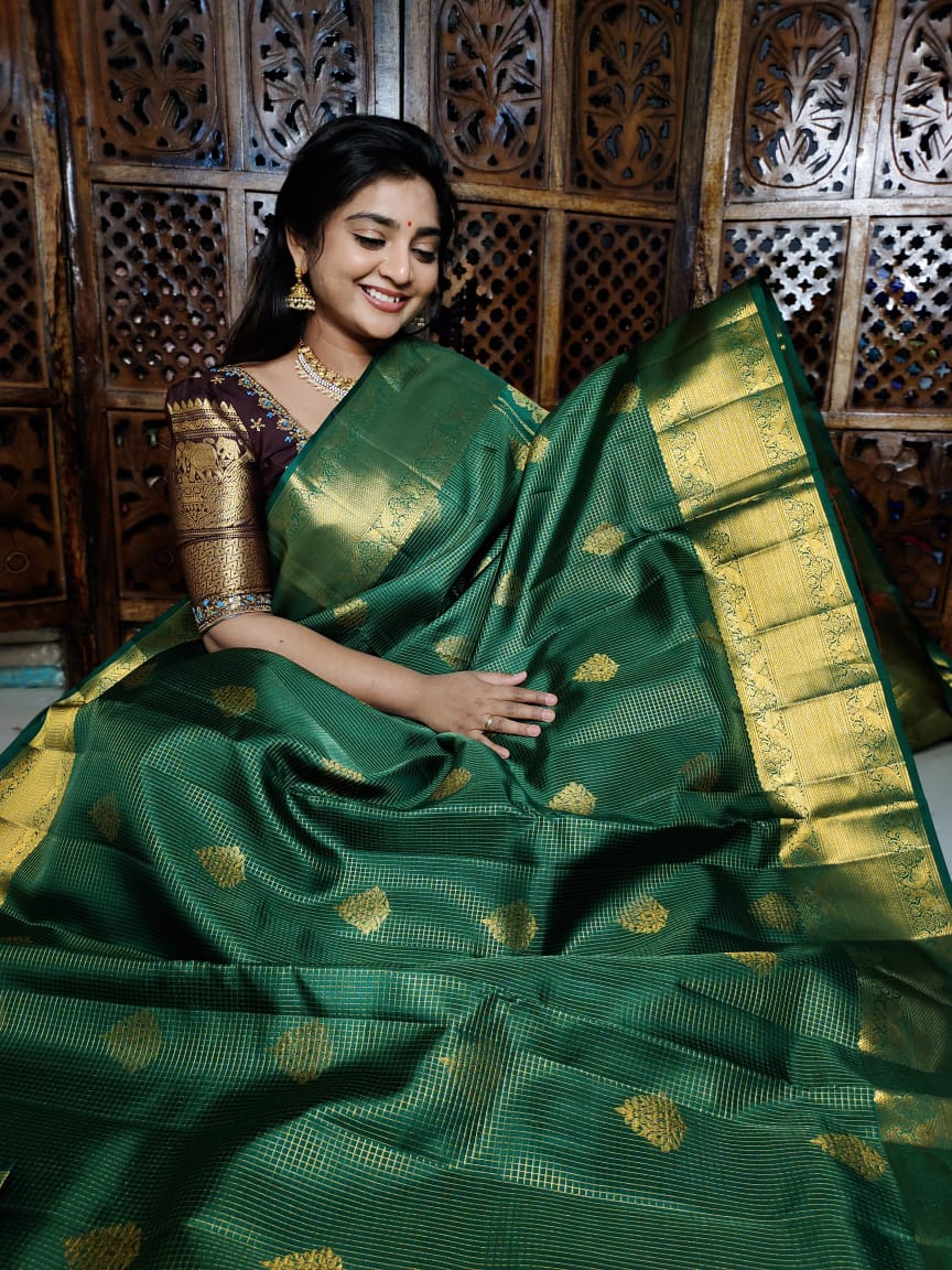 100% silk mark certified vintage kanchi pattu collection