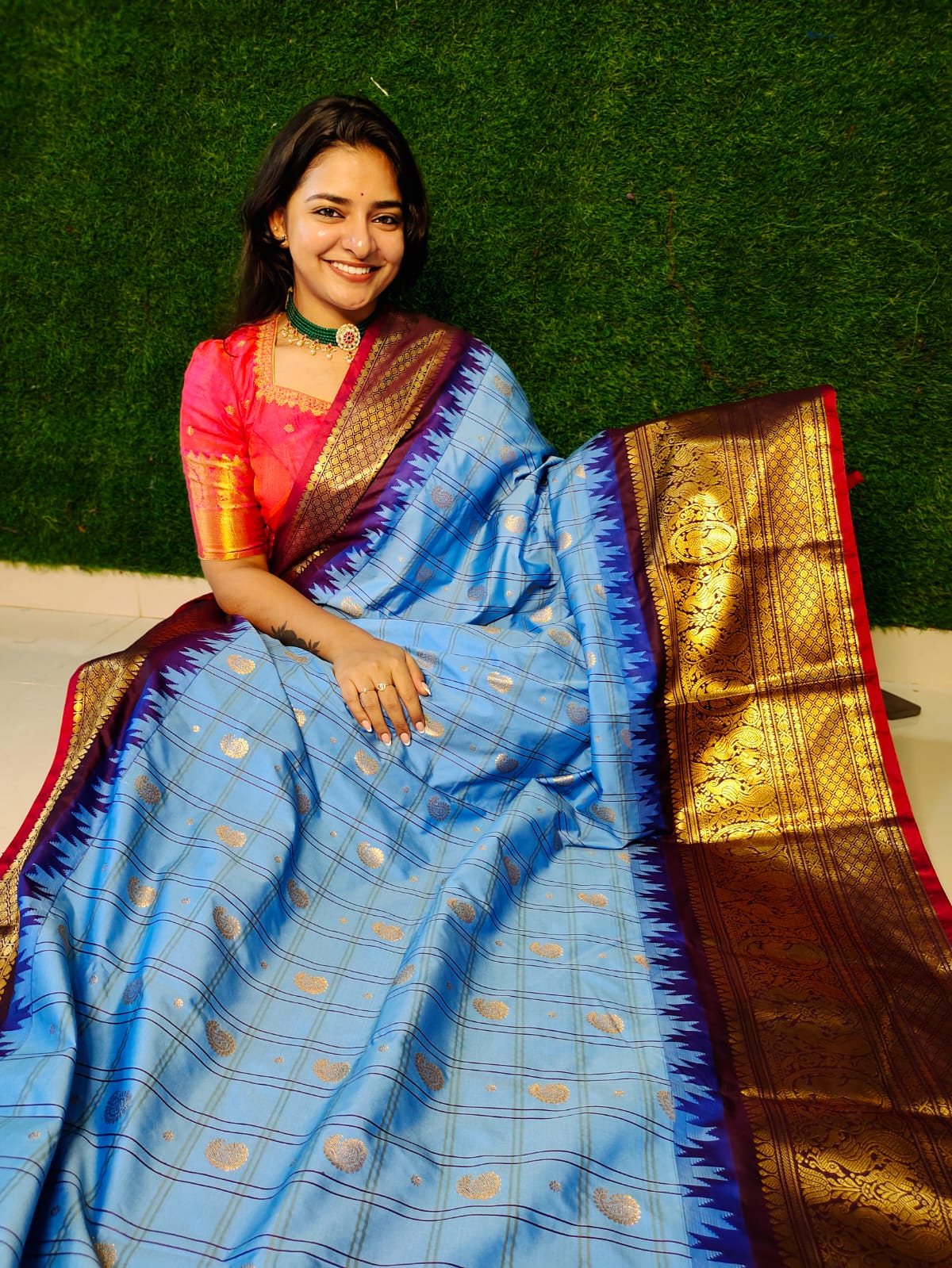 Vitange gadwal silk saree