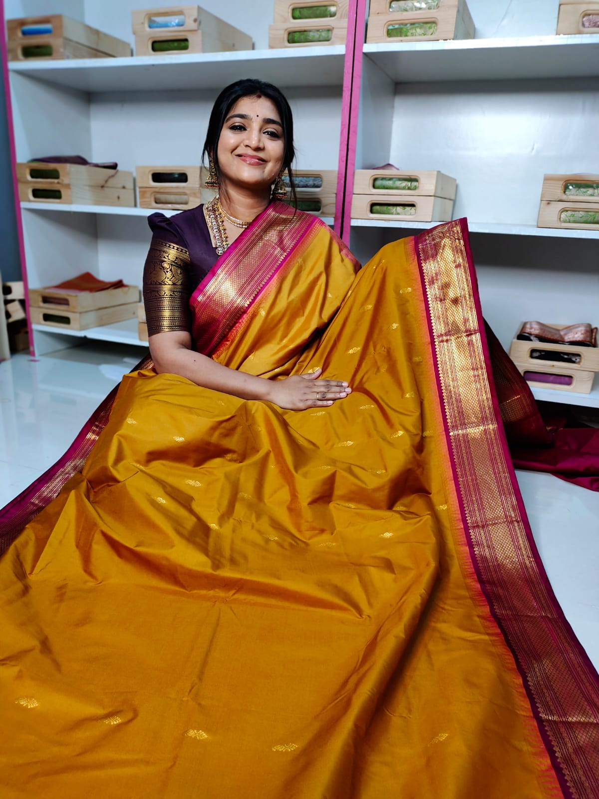 వితంగే గద్వాల్ సిల్క్ చీర