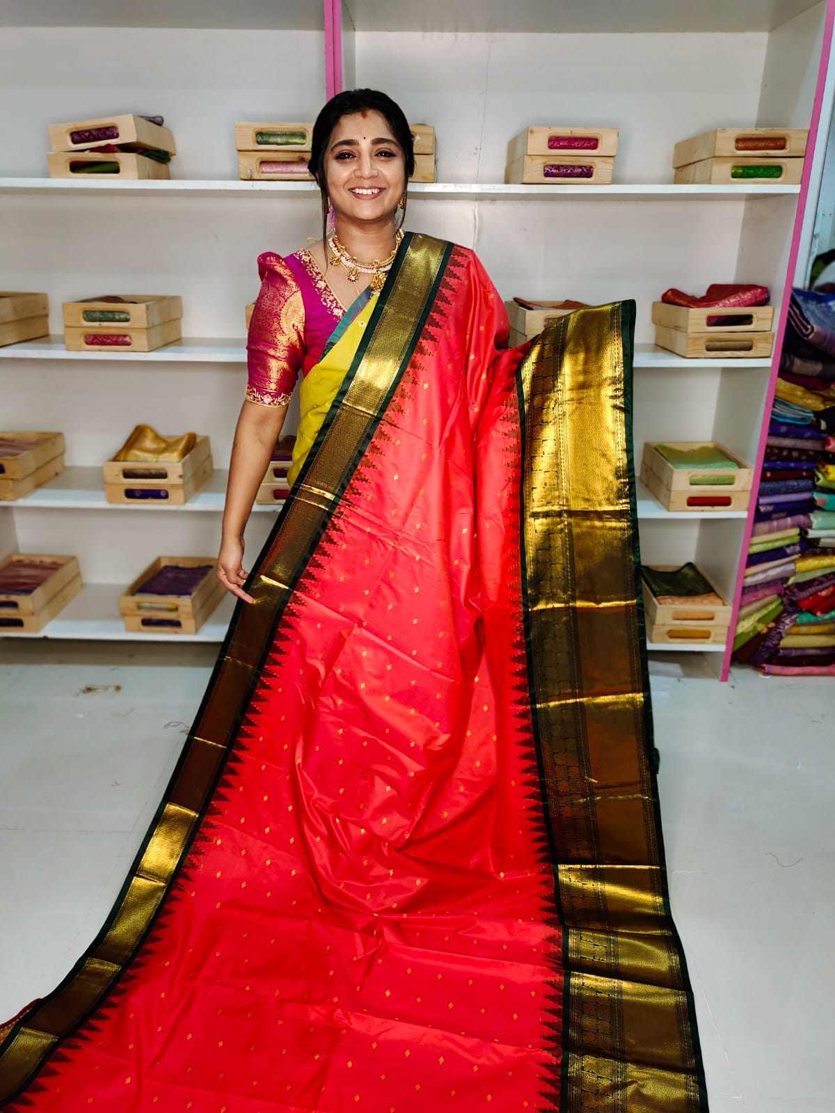 Ashadam sale gadwal silk saree