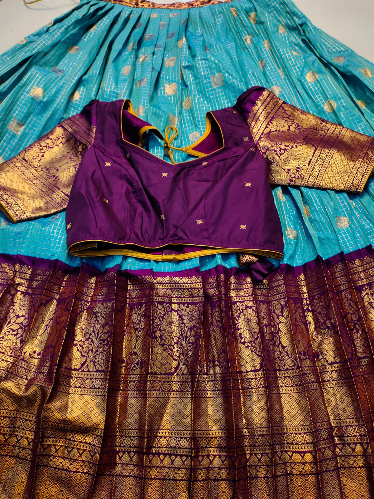 Ashadam gadwal lehangas sale