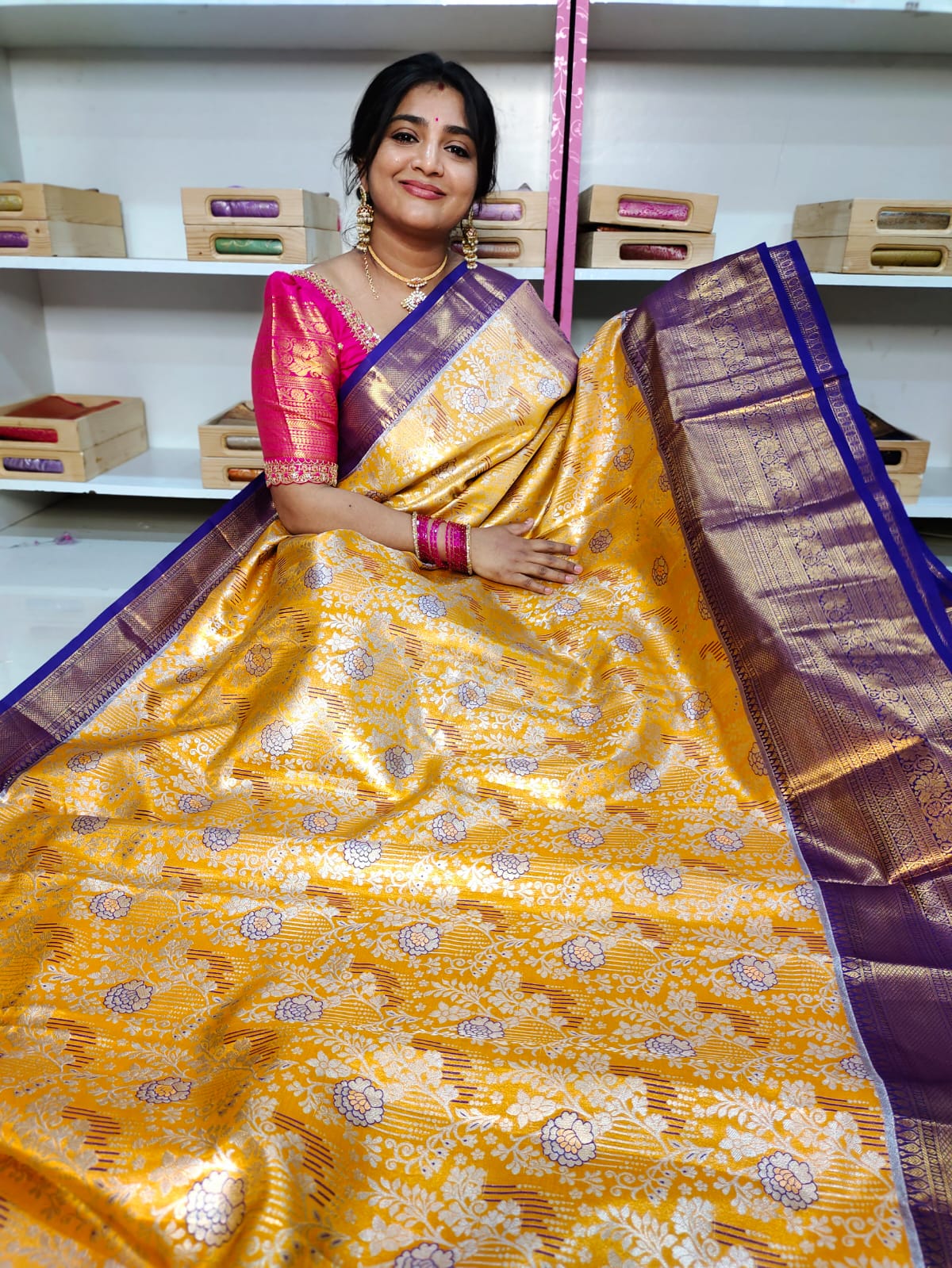 90% offer Kanchi pattu collection