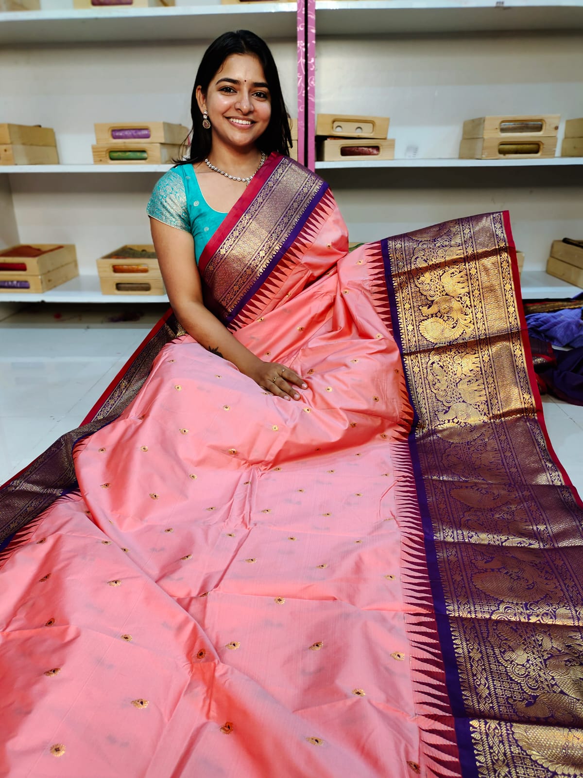 65% offer gadwal silk saree