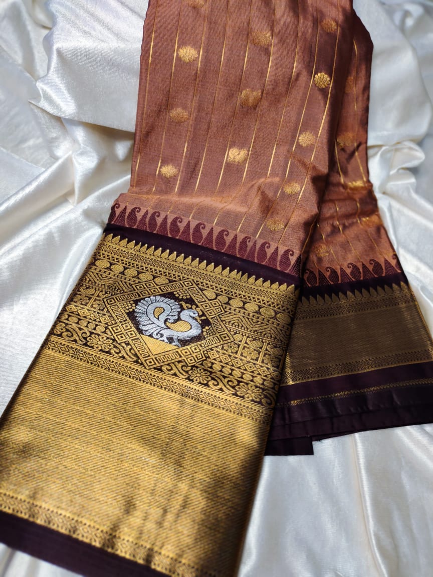Vitange gadwal silk