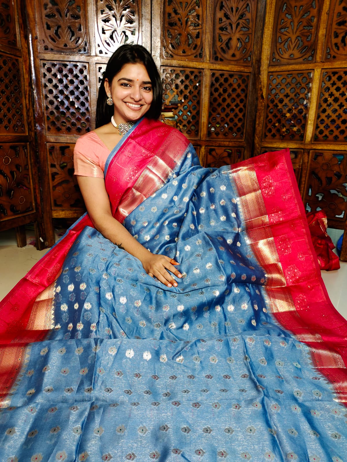 50% offer banarasi silk saree