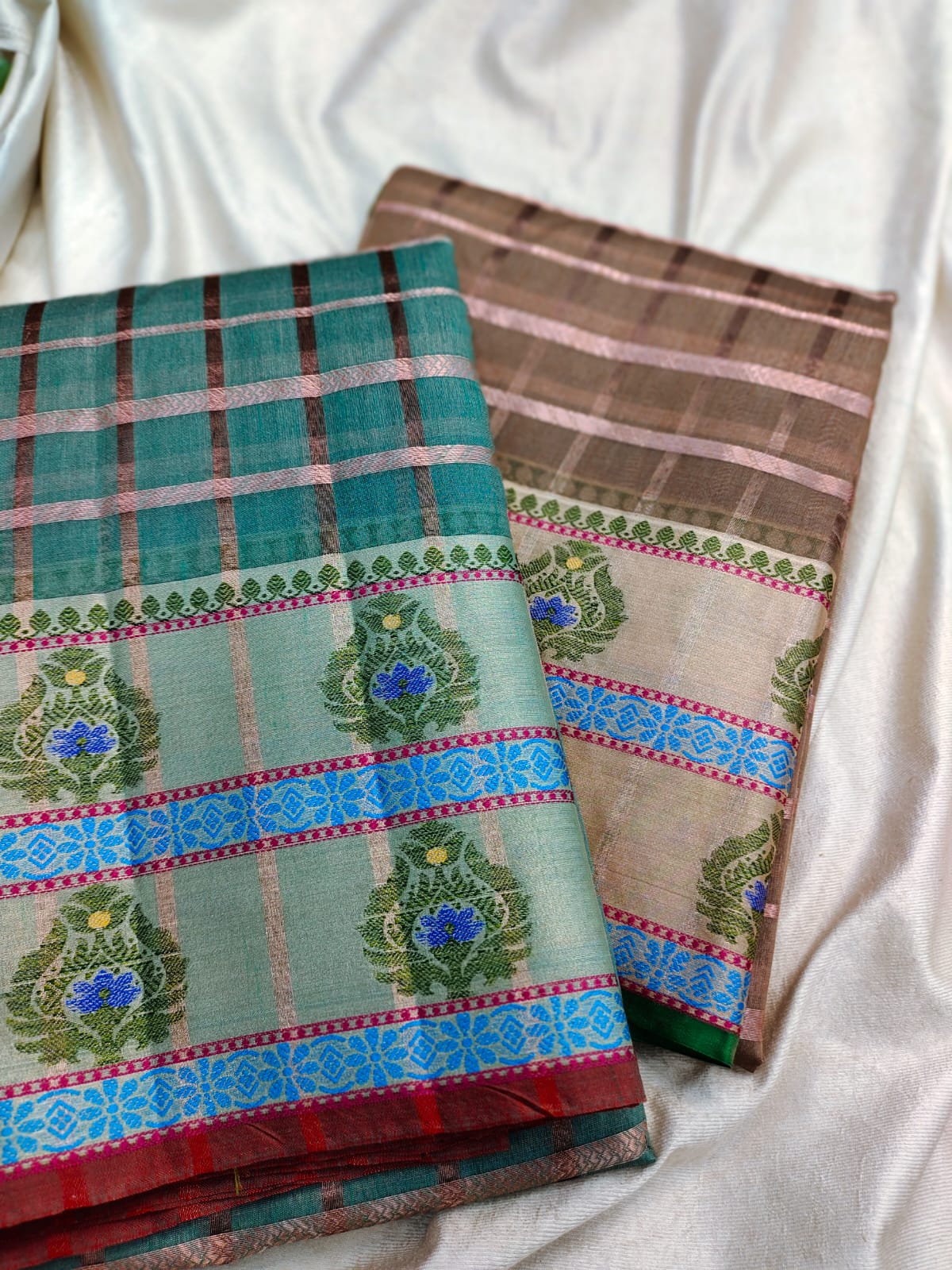 1+1 fancy saree
