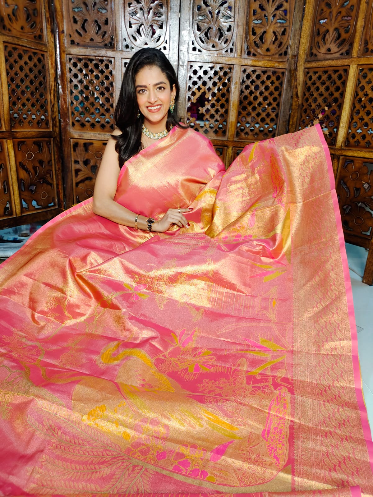 90% ఆఫర్ కంచి పట్టు సేకరణ