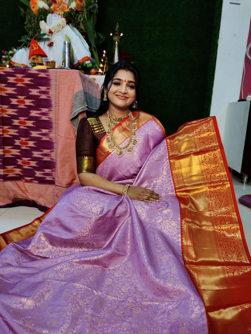 Lavender kanchi