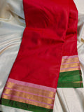 Vintage gadwal silk saree