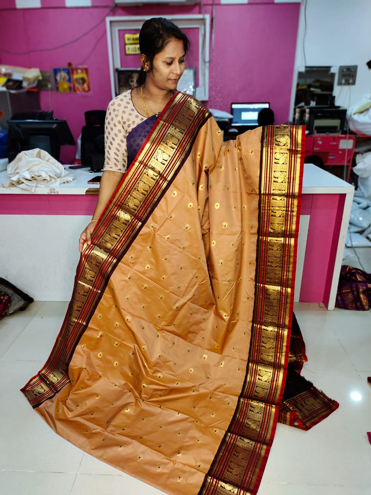 60% offer gadwal saree