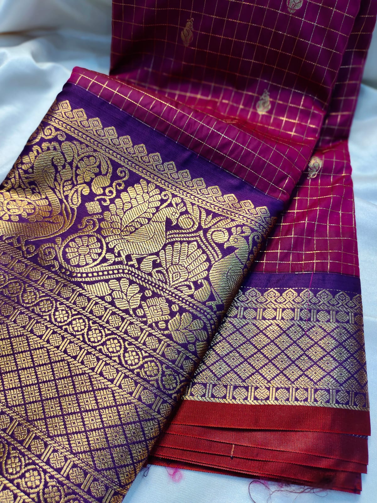 Vintage gadwal sarees
